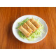 Mini Meat and Vegetable Spring Rolls (4)